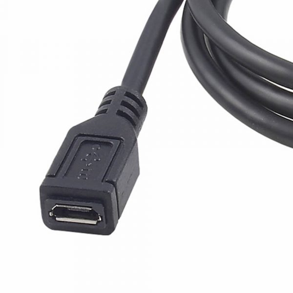 Female to Male USB 2.0 USB Micro to Type C Cable - Image 3