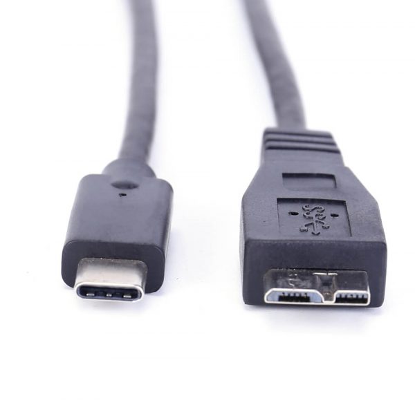 Male to Male USB C to USB 3.0 Micro B Cable - Image 2