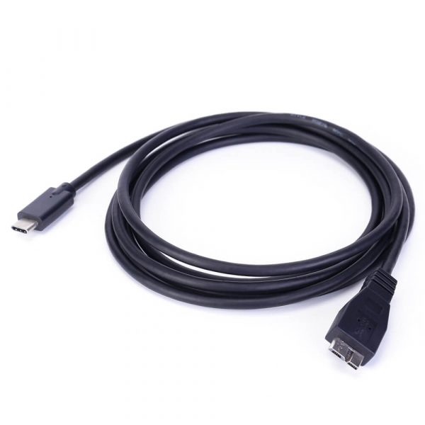 Male to Male USB C to USB 3.0 Micro B Cable - Image 3