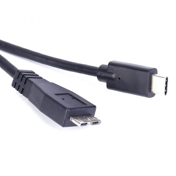 Male to Male USB C to USB 3.0 Micro B Cable - Image 5