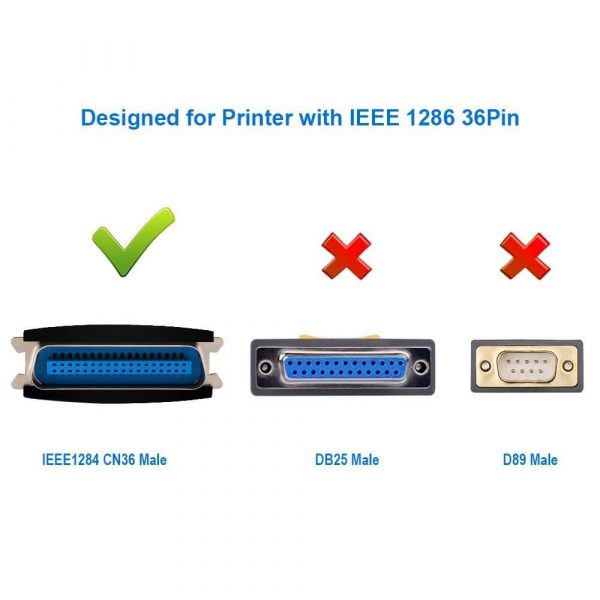 USB to IEEE1284 CN36 Parallel Cable for Printers - Image 7