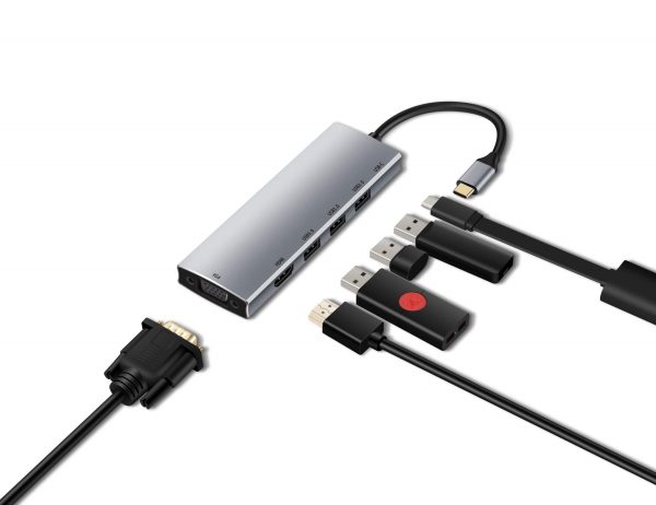 Hub USB C 6 en 1