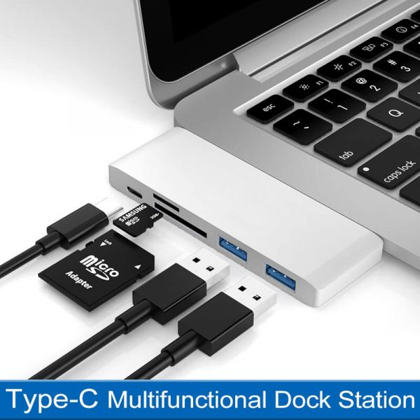 USB3.0 USB-C to HDMI, SD TF 5 in 1 USB C Hub Combo - Image 4