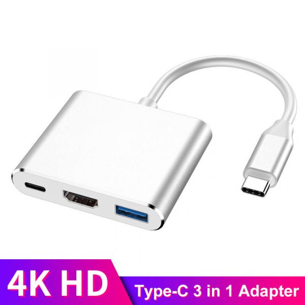 USB-C Male to HDMI USB3.0 PD Multiport Hub Adapter - Image 3