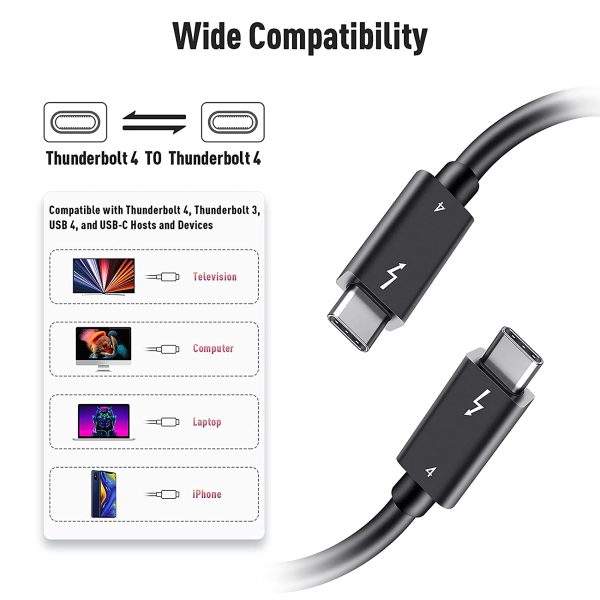 Best Thunderbolt 4 Cable, 8K 100W 40Gbps - Image 3