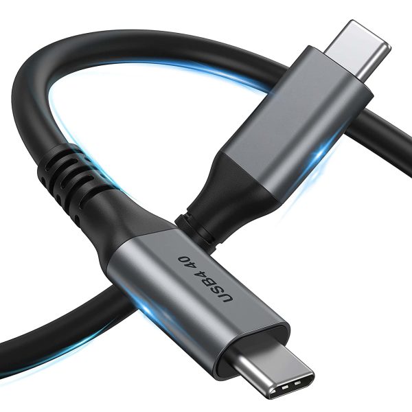 Braided USB 4.0 Cable, 8K 40Gbps Twist Cable - Imagen 2