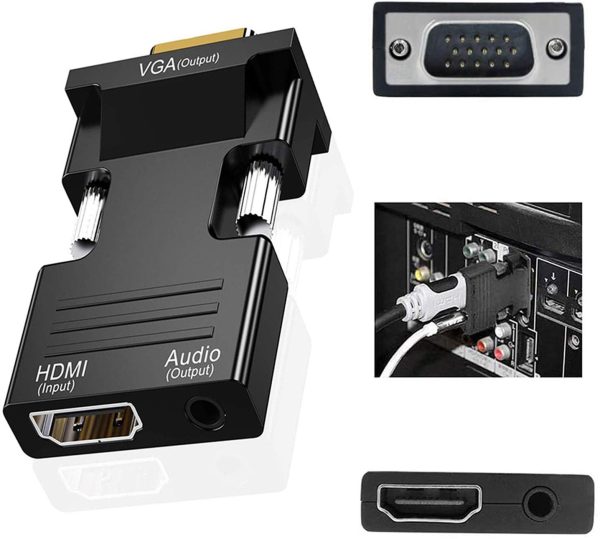 HDMI female to VGA male Adapter - Imagen 5