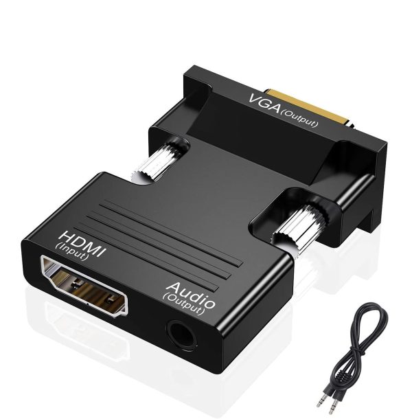 adaptador hdmi hembra a vga macho