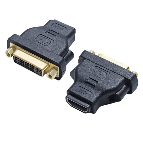 Acoplador HDMI hembra a DVI macho