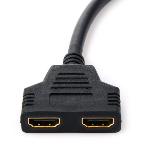 4K HDMI to Dual HDMI Adapter for laptop, Male to Female - Image 4