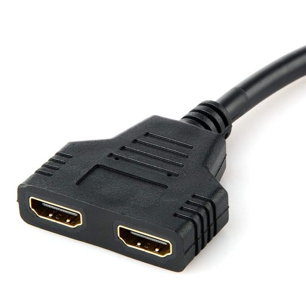 4K HDMI to Dual HDMI Adapter for laptop, Male to Female - Image 3