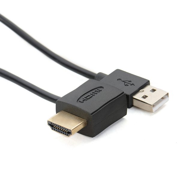 4K HDMI Male to Female Adapter Coupler With USB Cable - Image 3