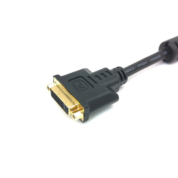 HDMI to DVI Panel Mount Cable, Male to Female Extension Cable - Imagen 4