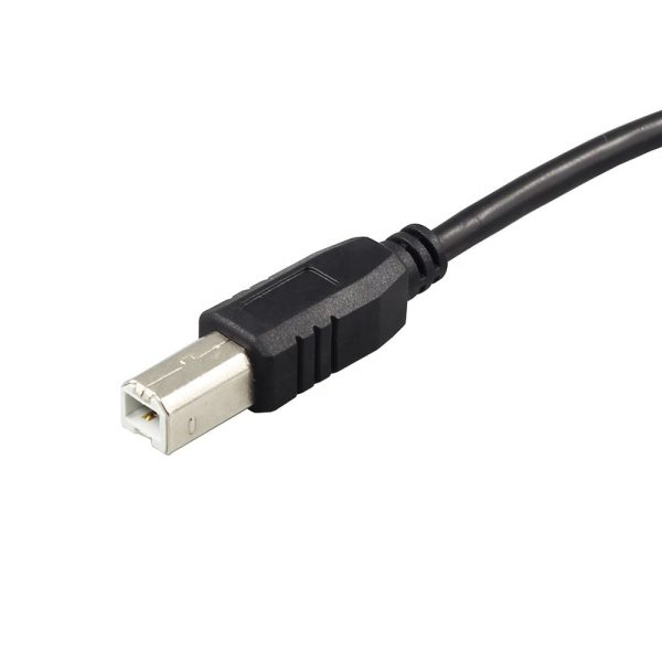 USB 2.0 Panel Mount B to A Cable Male to Female - Imagen 3