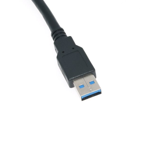 USB 3.0 Panel-Mount A to B Cable, Male to Male - Imagen 4