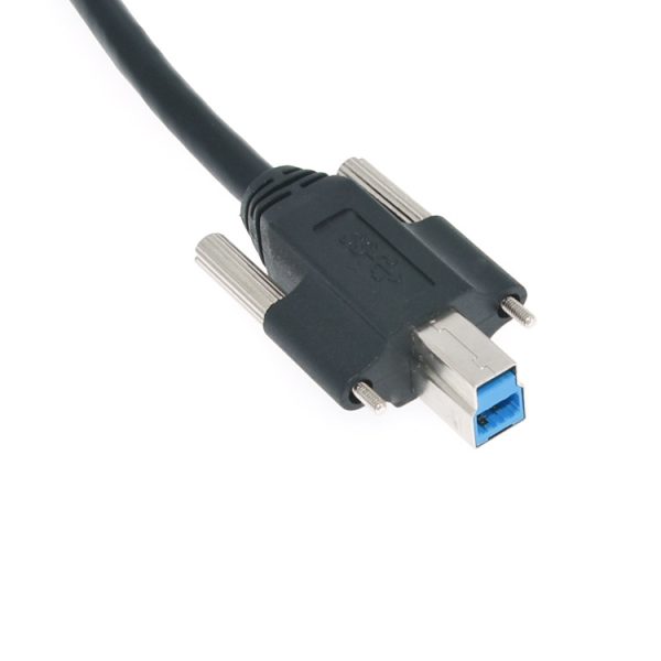 USB 3.0 Panel-Mount A to B Cable, Male to Male - Imagen 3