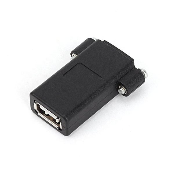 USB 2.0 B to A Panel Mount Adapter Coupler Female to Female - Imagen 5