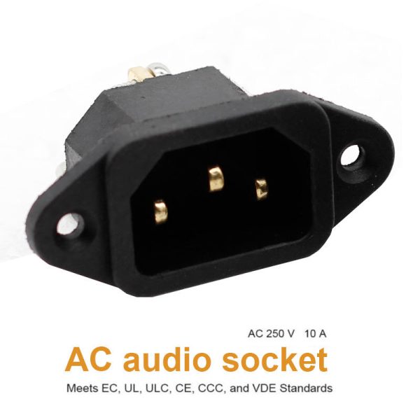 AC C14 Male to Female Power Socket - Imagen 4