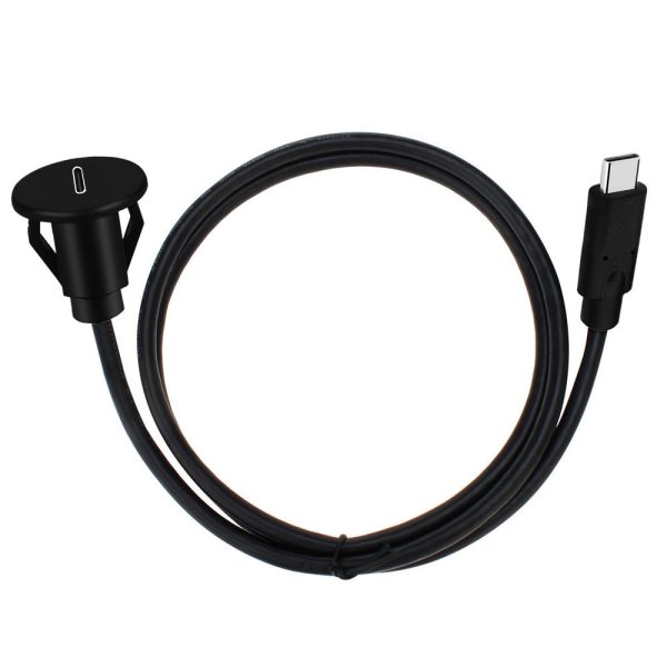 Flush Mount Usb C Port USB Type-C Extension Cable - Imagen 5