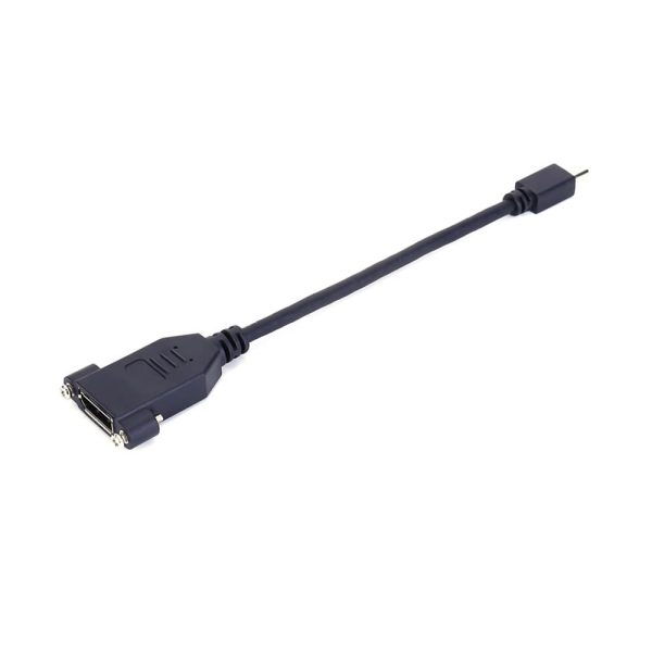 Mini DisplayPort Male to Displayport Female Panel Mount Cable, Mini Dp to DP Panel Mount Cable - Imagen 4